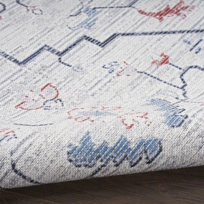 Nicole Curtis Machine Washable Series 1 Farmhouse Medallion Indoor Rug 7 Nicole Curtis Machine Washable Series 1 Farmhouse Medallion Indoor Rug - Image 5