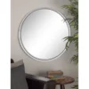 Contemporary Metal Wall Mirror Silver - Olivia & May -Home Decoration Store GUEST 405abf2f 7c73 481a b9ae f5f39c3c12d1