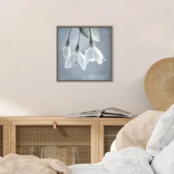 16" X 16" Japanese Snowbell Tree Blossoms By Jaynes Gallery Danita Delimont Framed Canvas Wall Art - Amanti Art -Home Decoration Store GUEST 406e2668 31e1 4ec7 8b0f 23c70584ea4a