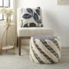 Mina Victory Life Styles Trendy Woven Indoor Pouf -Home Decoration Store GUEST 418f324a e4e8 48ac 9663 a6364b57b6c0