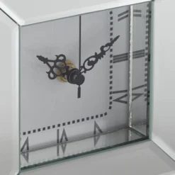 Studio 55D Remington Crystal And Mirror 10 1/4" Square Table Clock -Home Decoration Store GUEST 41e963b0 afab 436b a5de b7cd38e7996e