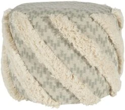 Mina Victory Life Styles Trendy Woven Indoor Pouf -Home Decoration Store GUEST 426b7cb6 57e9 4c54 843a 869005a83f50