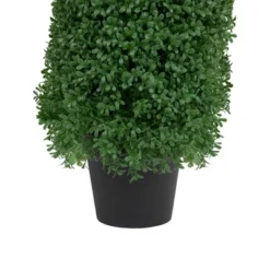Northlight 30" Artificial Boxwood Cone Topiary Tree With Round Pot, Unlit -Home Decoration Store GUEST 42fc7823 6717 4c3b 96f7 25eb6f92a4fe
