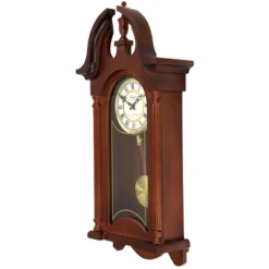 Bedford Clock Collection Delphine 27 Inch Mahogany Chiming Pendulum Wall Clock -Home Decoration Store GUEST 48f13a62 f92d 4f94 8e41 a3bc2fe3938c