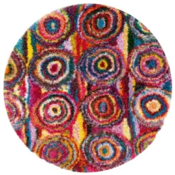 Kindra Circles Shaggy Area Rug - NuLOOM -Home Decoration Store GUEST 48f8e483 d22a 4165 b55f cd5f083b78a3