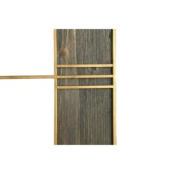 30" Square Wood Finish And Trim Wall Clock Gold - Storied Home -Home Decoration Store GUEST 491530ea 492b 44a2 9090 da295b84103c