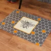 2'x3' ColorStar Bee Hex Door Mat Gray - Bungalow Flooring 1 2'x3' ColorStar Bee Hex Door Mat Gray - Bungalow Flooring -Home Decoration Store GUEST 491ff504 ac56 4852 846e 32450b042a1b