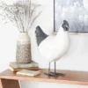 Magnesium Oxide French Country Polystone Chicken Garden Sculpture White - Olivia & May -Home Decoration Store GUEST 4afa36c8 0359 4469 a95f 56d785c810ed