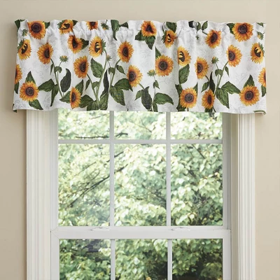 Sunflower Toile Valance 60'' X 14" 3 Sunflower Toile Valance 60'' X 14"
