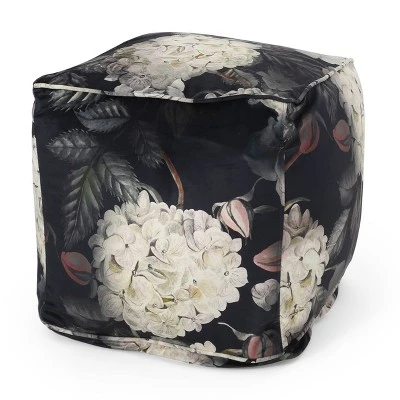 Reigle Traditional Medium Fabric Cube Pouf - Christopher Knight Home 5 Reigle Traditional Medium Fabric Cube Pouf - Christopher Knight Home - Image 3