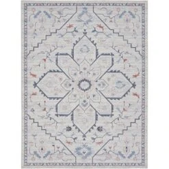 Nicole Curtis Machine Washable Series 1 Farmhouse Medallion Indoor Rug 27 Nicole Curtis Machine Washable Series 1 Farmhouse Medallion Indoor Rug -Home Decoration Store GUEST 4ca8cc70 6d64 4ab5 94bf 6a7b0645984c