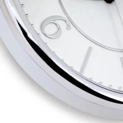 Analog 13.8" Vintage Retro Chrome Quartz Accurate Wall Clock - Crosley -Home Decoration Store GUEST 4d23f954 60e1 4a50 888d 7424d0d218ce