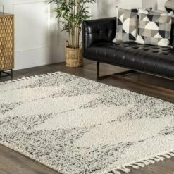 NuLOOM Bria Moroccan Diamond Tassel Area Rug -Home Decoration Store GUEST 4e1820bf dca3 4e1a 9de5 425c43b15d04