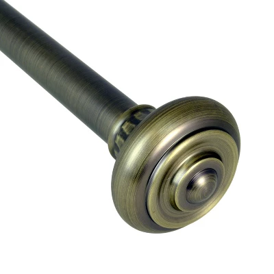 Versailles Home Fashions 48"-86" Lexington Royal Curtain Rod - Brass 4 Versailles Home Fashions 48"-86" Lexington Royal Curtain Rod - Brass - Image 2