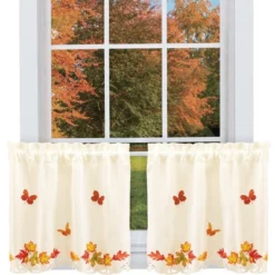 Collections Etc Fall Leaves Curtains -Home Decoration Store GUEST 502b2f5e 5abd 410e add9 fb2b82436c54