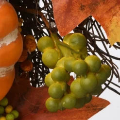 National Tree Company Artificial Autumn Wreath, Decorated With Pumpkins, Gourds, Berry Clusters, Maple Leaves, Autumn Collection, 22 In -Home Decoration Store GUEST 52f1630b dc80 4967 950e 76e0b19a5359