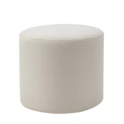 19" Round Pouf Ottoman - WOVENBYRD -Home Decoration Store GUEST 52f7234d ef6e 4df1 acd0 e5223b7ecfe4