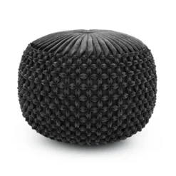 Vanessa Round Pouf - Wyndenhall -Home Decoration Store GUEST 536cd7f2 742d 485f 9988 4913516e66ac