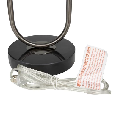 Metal Paper Clip Accent Lamp - CosmoLiving By Cosmopolitan 7 Metal Paper Clip Accent Lamp - CosmoLiving By Cosmopolitan - Image 5