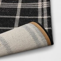 2'x3' Indoor/Outdoor Woven Tapestry Rug Black - Threshold™ -Home Decoration Store GUEST 54629686 3e3f 4e53 b498 53ba8d4eeb8d