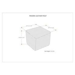 Garcia Square Pouf - WyndenHall -Home Decoration Store GUEST 55b5355b 62a8 4d00 80b1 c10e7826e505