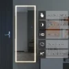 Abilene Full Length Mirror With LED Lights, 63" LED Free Standing Mirror Wall Mirror With Dimming & 3 Color Modes -The Pop Home -Home Decoration Store GUEST 5609d217 4933 47a2 a22a 59912f580e31