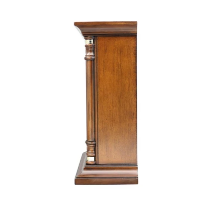 Seiko Baron Pendulum Chime Mantel Clock - Brown 4 Seiko Baron Pendulum Chime Mantel Clock - Brown - Image 2