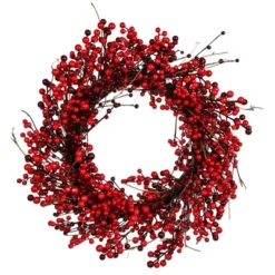 Vickerman Artificial Red Berry Wreaths