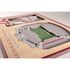 4" X 6" NCAA Virginia Tech Hokies 3D StadiumViews Picture Frame -Home Decoration Store GUEST 5951a389 629a 459c 8076 3ba3dd646096