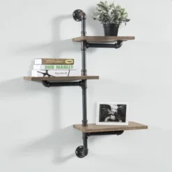 Hazel 3 Layer Floating Shelves - HOMES: Inside + Out
