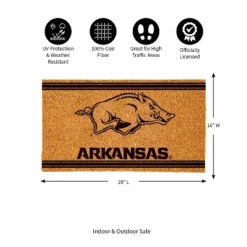 Evergreen University Of Arkansas Logo Turf Mat, Brown- 28 X 16 Inches Indoor Outdoor Doormat -Home Decoration Store GUEST 5b270dd9 c044 443a b15b f93aa47b0524