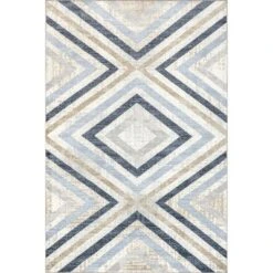 NuLOOM Akari Transitional Diamond Machine Washable Area Rug -Home Decoration Store GUEST 5be606ee 82ce 40de 9375 2d36595d51c1