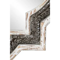 Wood Quatrefoil Wall Mirror White - Olivia & May -Home Decoration Store GUEST 5c7427a1 a23d 4f93 820e 829ccf3e9dce