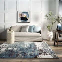 NuLOOM Haydee Glacial Abstract Area Rug -Home Decoration Store GUEST 5d40b7e7 5bfd 49a3 9138 1a155b1f836b