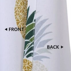 Trinity Pineapple Tier Curtains 24 Inches Length For Kitchen Bathroom Window -Home Decoration Store GUEST 5ddbc39a ff4b 49eb b5c7 a773dd1ed366