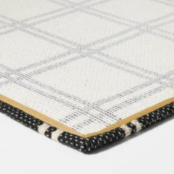 1'6"x2'6" Indoor/Outdoor Plaid Scatter Halloween Doormat Black/White - Hyde & EEK! Boutique™ -Home Decoration Store GUEST 61fba789 c646 4b6a 8307 45e32a6f8042