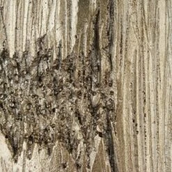 24" Faux Wood Table Lamp (Includes LED Light Bulb) Silver - Cresswell Lighting -Home Decoration Store GUEST 6290f566 b0a0 451c ab3d cc711f29026c