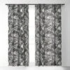 Marta Barragan Camarasa Wild Abstract Jungle On Black Single Panel Sheer Window Curtain - Deny Designs -Home Decoration Store GUEST 6427e76c 799b 449d 9edb 6aedd6b2d2aa