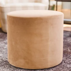 19" Round Pouf Ottoman - WOVENBYRD -Home Decoration Store GUEST 648668c8 f0d6 4b5a a144 c87e1e285d38