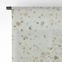 Nature Magick Metallic Gold Terrazzo Sparkle Single Panel Sheer Window Curtain - Deny Designs 10 Nature Magick Metallic Gold Terrazzo Sparkle Single Panel Sheer Window Curtain - Deny Designs -Home Decoration Store GUEST 64cbf15e add9 40e4 9d35 d1dbb0e756f0