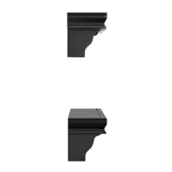 24" Set Of 2 Floating Wall Decor Display Ledge Shelves Black - Danya B. -Home Decoration Store GUEST 65182651 cdf2 465e b22d a0f930d5cf3d