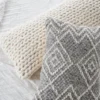Grey Diamond Down Alternative Pillow