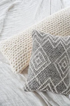 Grey Diamond Down Alternative Pillow