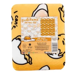 The Northwest Company Sanrio Gudetama Shell Shorts Silk-Touch Throw Blanket | 50 X 60 Inches -Home Decoration Store GUEST 67e3172f 034b 4a0b a24e 02c59b6d8b0d