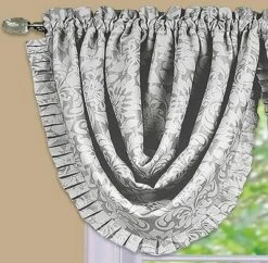 Kate Aurora Custom Rod Pocket Austrian Damask Window Valance With Pleated Trim -Home Decoration Store GUEST 67f0d8fa d17c 4cdb a7e5 498331f9888c 1