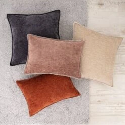 Oversize Junoesque Chenille Whipstitch Throw Pillow - Evergrace -Home Decoration Store GUEST 680e1381 7d31 4411 9342 7e6a7344796b