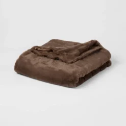 55"x80" Faux Fur Ribbed Bed Throw - Threshold™ -Home Decoration Store GUEST 6cd8927c 3aa6 4f73 b311 e2d03ac8d850