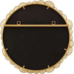 Uttermost Layered Lotus Shiny Gold 33 1/2" Round Wall Mirror -Home Decoration Store GUEST 6cfd90c5 23a2 4a78 8cd1 f8674d80376e