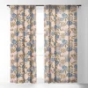 Alisa Galitsyna Magic Roses Single Panel Sheer Window Curtain - Society 6
