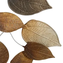 Metal Leaf Textured Wall Decor With Multiple Shades Bronze - Olivia & May -Home Decoration Store GUEST 70ea6ba5 f4dd 4b18 a8e4 9f88e2dae1dd